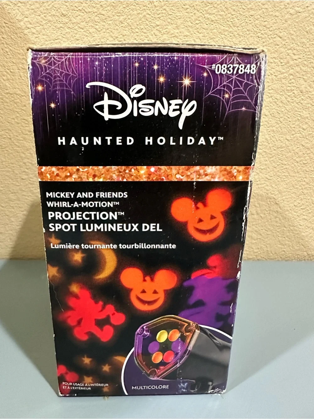 Disney Mickey Mouse Halloween LED Projection Spotlight Haunted Holiday New
